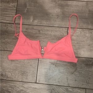 Pink bikini top 👙